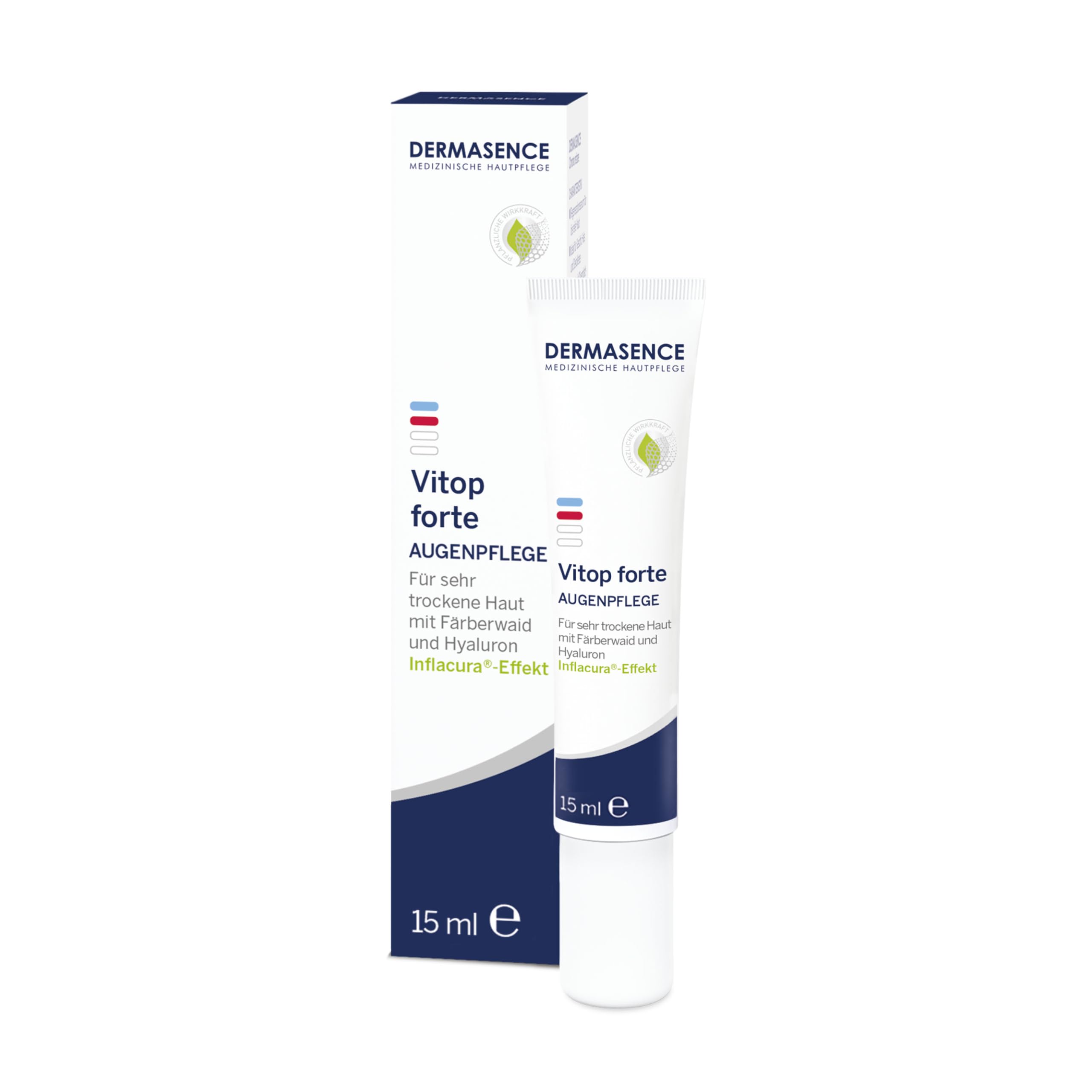 dermasence-vitop-forte-augenpflege-hyaluron-trockene-haut-15-ml image 1