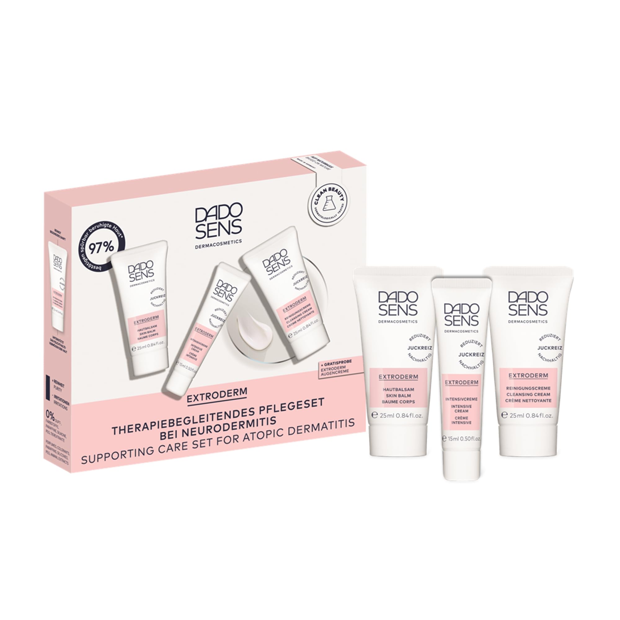 dado-sens-extroderm-kennenlern-set-neurodermitis-pflege image 1