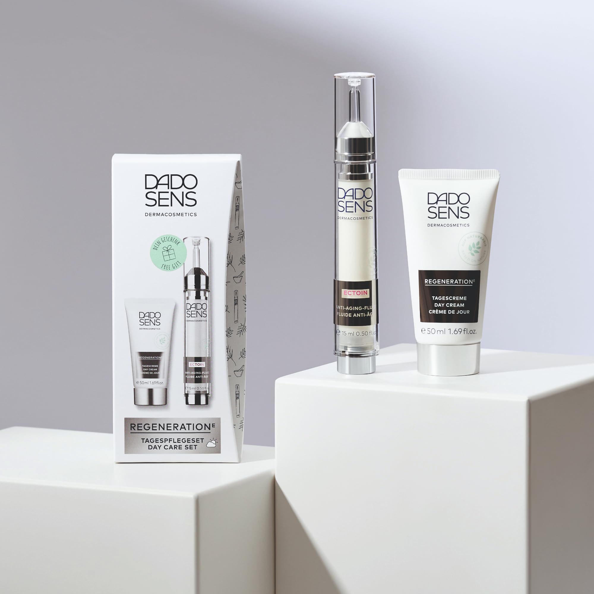 dado-sens-regeneration-e-tagespflegeset-creme-50ml-fluid-15ml-ectoin image 2