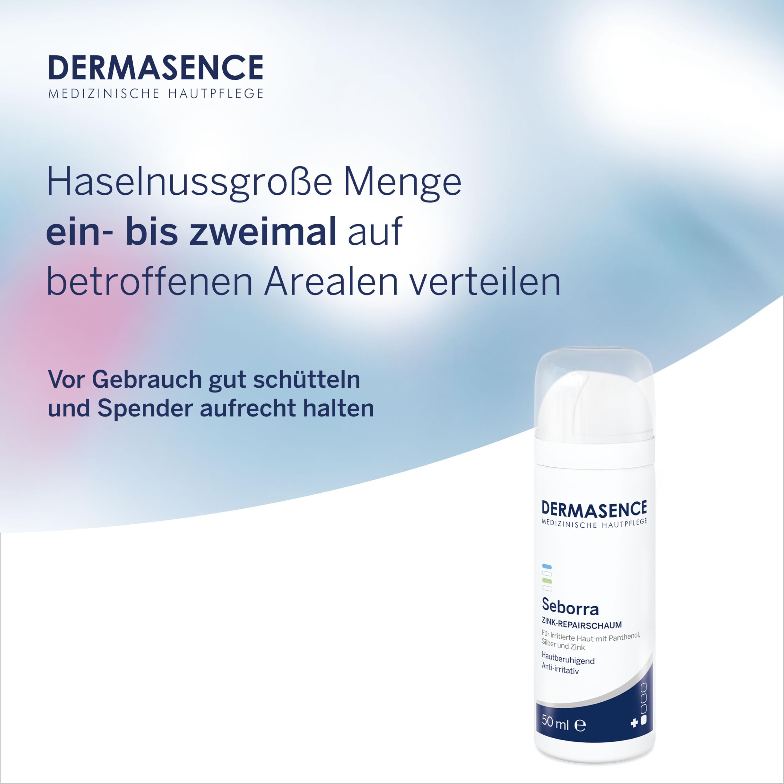 dermasence-seborra-zink-repairschaum-50-ml-unreine-haut image 5