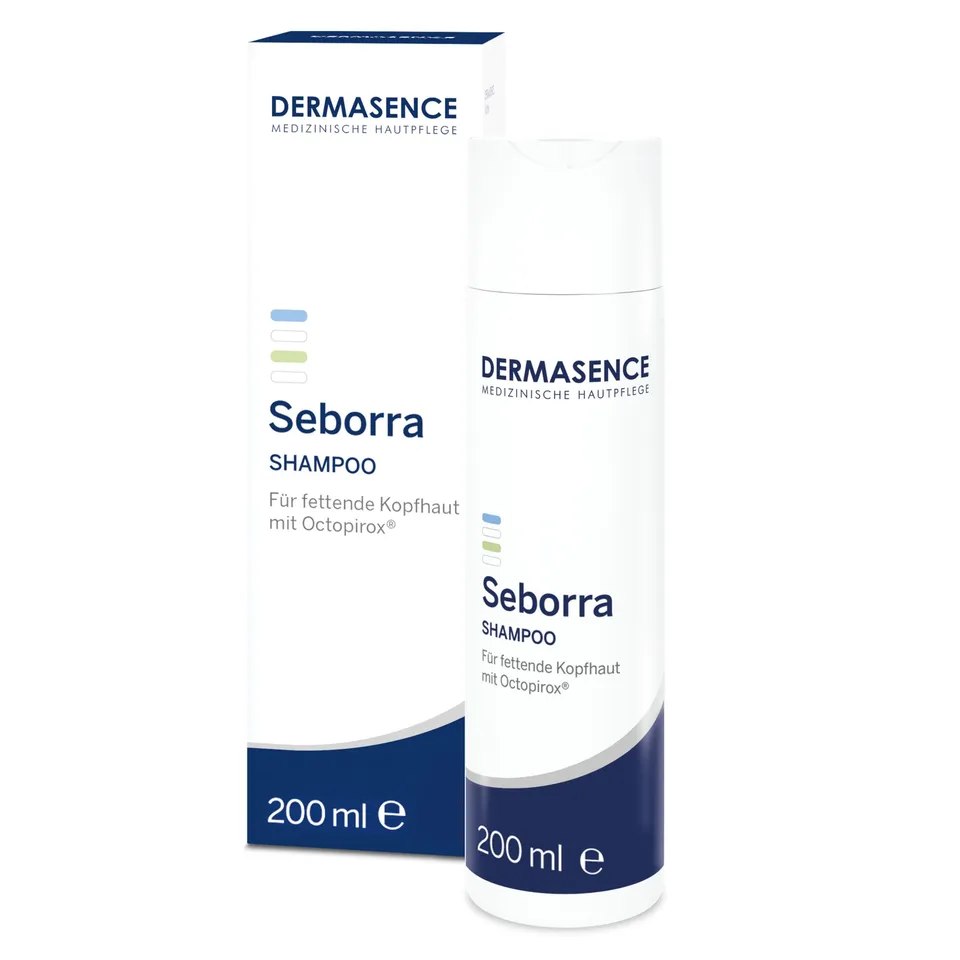dermasence-seborra-shampoo-fettige-kopfhaut-schuppen-200-ml image 1
