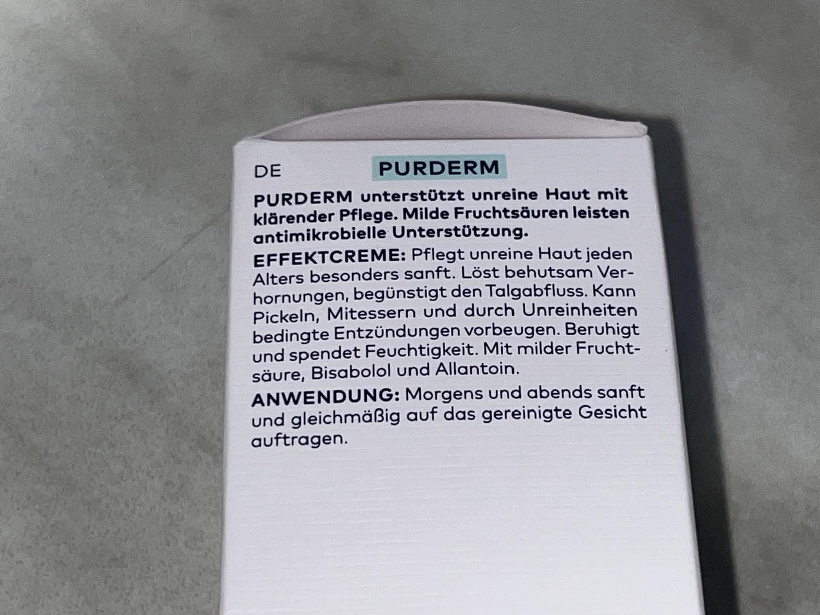 Milde Wirkung