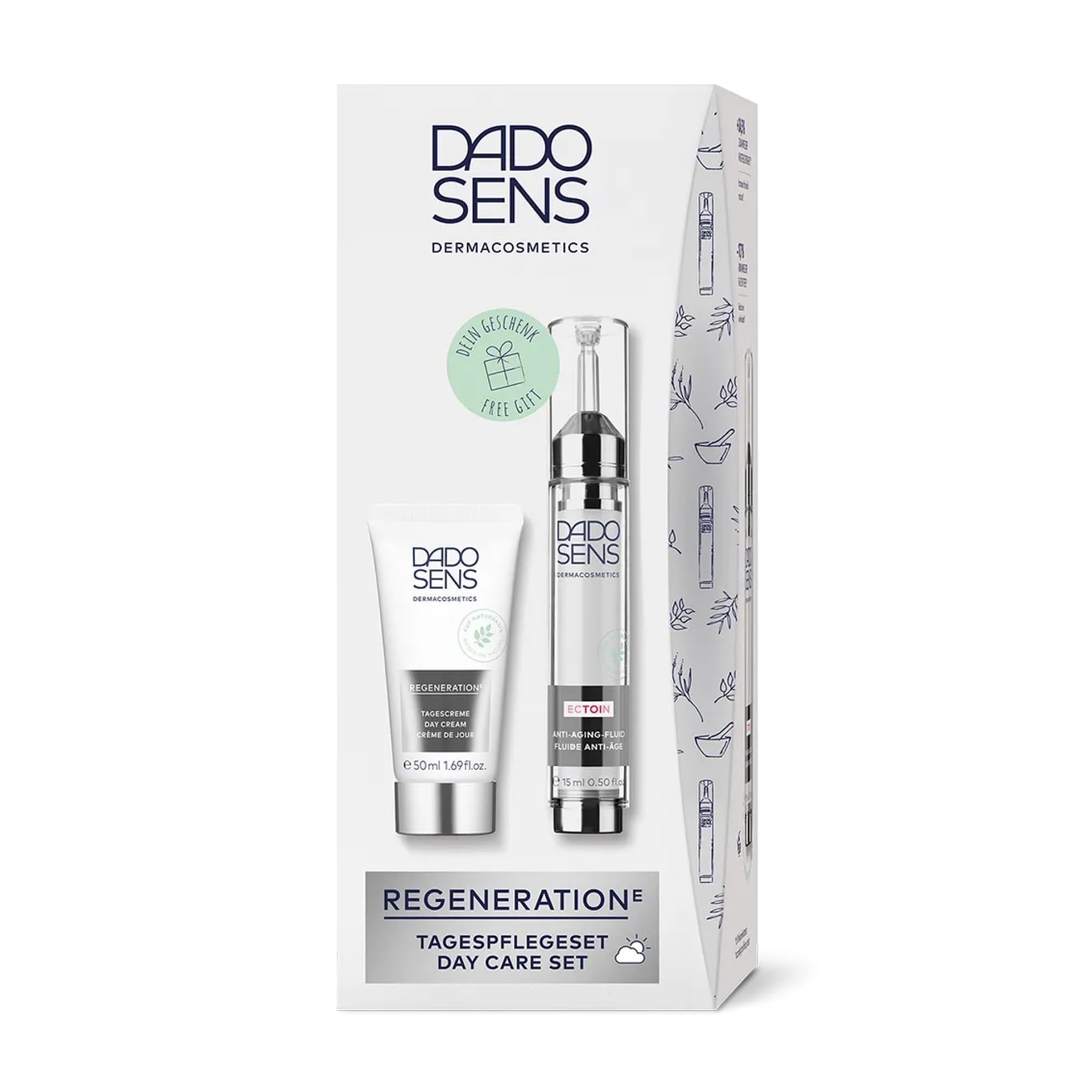 dado-sens-regeneration-e-tagespflegeset-creme-50ml-fluid-15ml-ectoin image 1