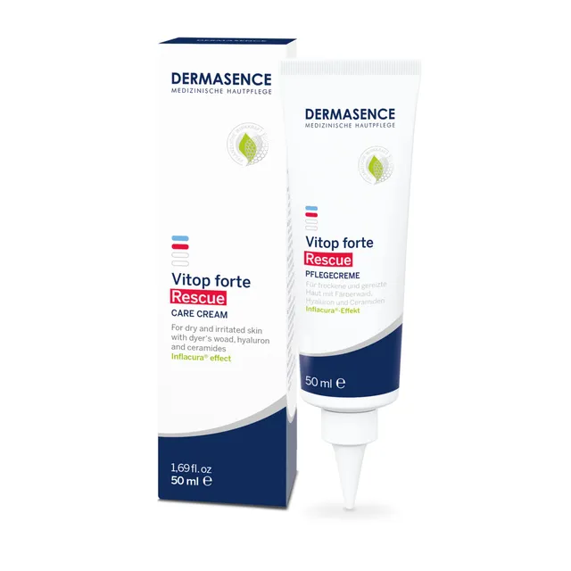 dermasence-vitop-forte-rescue-pflegecreme-trockene-haut-50-ml image 1