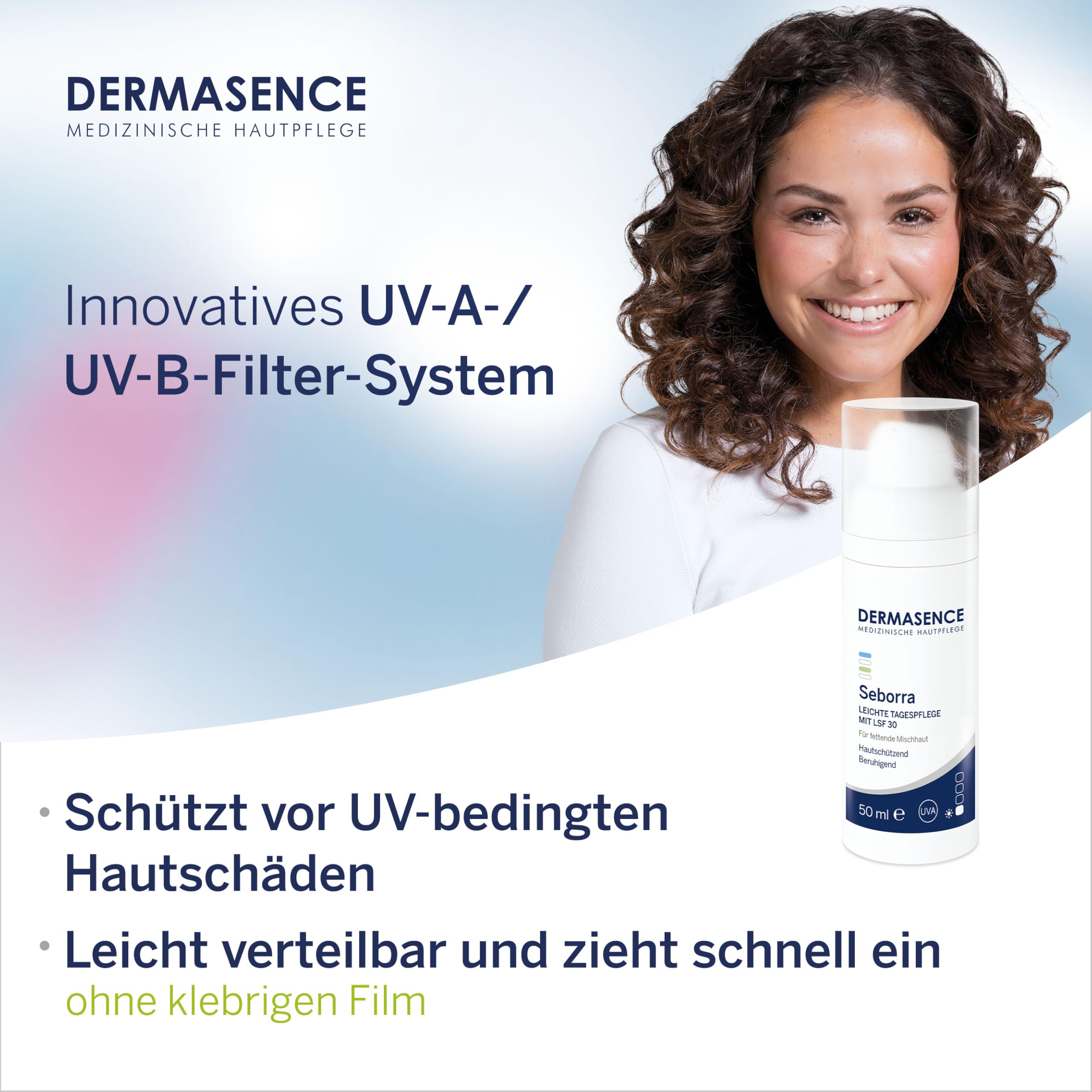 dermasence-seborra-leichte-tagespflege-lsf-30-unreine-haut-50-ml image 4