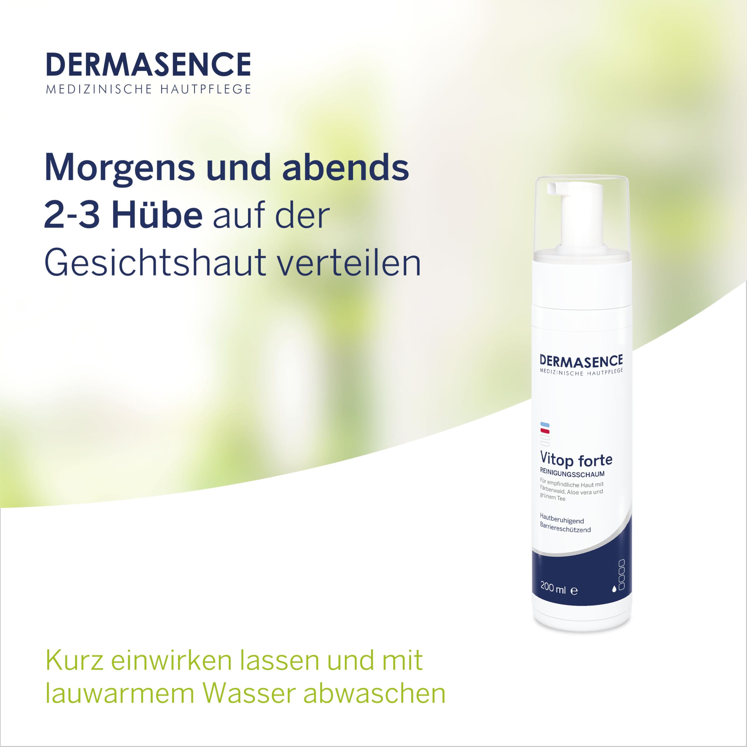 dermasence-vitop-forte-reinigungsschaum-200-ml-unreine-haut image 5